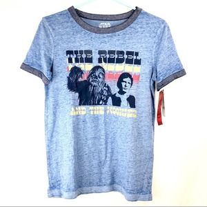 Star Wars Fifth Sun Ringer T Shirt Juniors Small